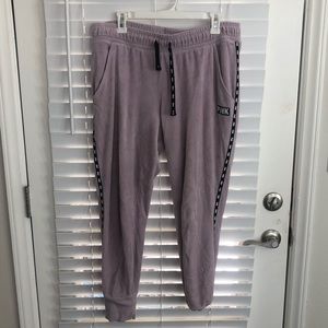 Lavender Victoria’s Secret PINK Joggers Large